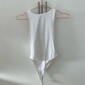 Zara halter neck bodysuit. Button snap button closure. Size S. White.